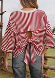 Blair striped tunic