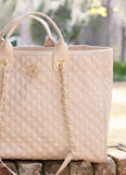 Melissa Tote Bag NUDE PATENT SQ: Default