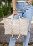 Melissa Tote Bag NUDE PATENT SQ: Default