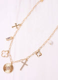 Loughlin Charm Necklace GOLD: Default