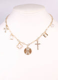 Loughlin Charm Necklace GOLD: Default