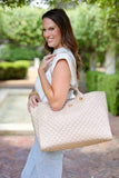 Melissa Tote Bag NUDE PATENT SQ: Default