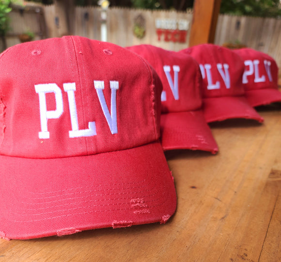 PLV distressed cap