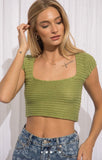 Kaley knitted crop